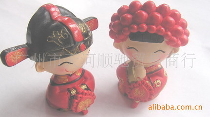 【生產(chǎn)樹脂婚慶公仔 婚禮車仔】價格,廠家,圖片,塑料、樹脂工藝品,廣州市順馳貿(mào)易-