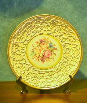 裝飾工藝品編織花紋瓷盤下載 7790559