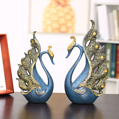 歐式鹿與天鵝 高端創(chuàng)意家居裝飾品，點(diǎn)亮生活的新婚佳禮